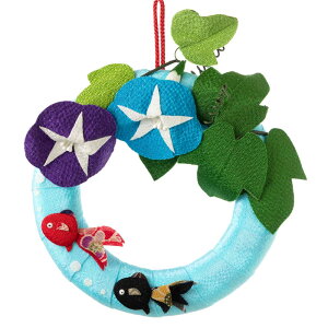 s݉@G߂̃[X@8@ (IR-8)@G߂̂߂|@Seasonal decoration of crepe fabric