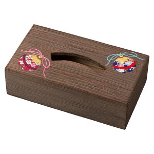 {bNXeBbVP[X (008)@@ؖڍ׍H@ːEd@̋ˍH|i@{@󑐂̖ؐi@Tissue box of Paulownia Hakocho