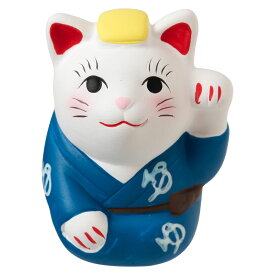 温泉招き猫おみくじ「ゆマーク」　ちょっとしたスペースに飾れる縁起物　Ceramic fortune, Lucky cat