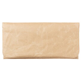 SIWA｜紙和　長財布　ブラウン　破れにくい紙・ナオロン製財布　山梨県の工芸品　Durable paper wallet