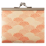 京都あらいそ　西陣織名物裂　小銭入れ・薄型110　菊清海　Kyoto nishijin Coin purse