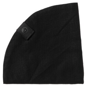 扇形マスクケース 黒 (K-100) 日本製 予備のマスクや食事の時などに Face mask case ※在庫限り