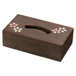 {bNXeBbVP[X (009)@@ؖڍ׍H@ːEd@̋ˍH|i@{@󑐂̖ؐi@Tissue box of Paulownia Hakocho