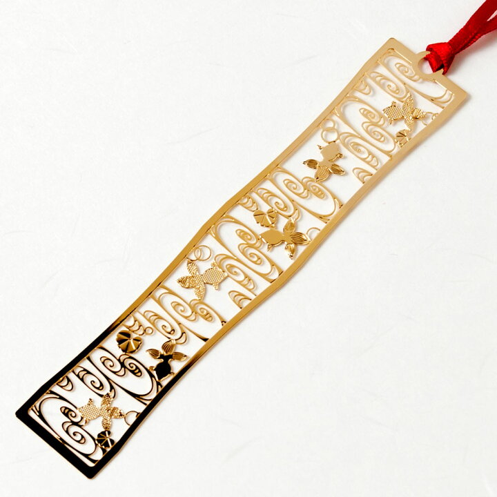 楽天市場】和柄ブックマーカー 夏金魚 (WAG003) 金の栞シリーズ 24K 