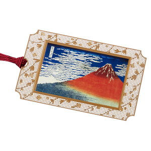 G@kցEM@ԕxm (UK001)@̞xV[Y@24K\ʉH@ubN}[J[@Metal bookmark Ukiyo-e