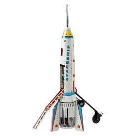 ロケット タイタン TITAN ブリキのおもちゃ レトロ コレクター玩具 全長約38.5cm 中国製