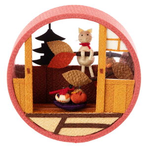 s݉@̒ƍΎL@10@Eꕔ (IM-10)@G߂̂߂u@Seasonal decoration of crepe fabric