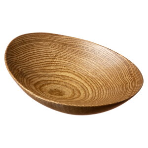 ���؁@�ȉ~�����@���A�i���͂��j�@���s�E���R�@���؍H�|�@�R���@Wooden ellipse small bowl Works of Japanese precious wood