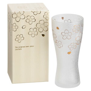 AÂv~AMrAOX@1@v~Ajb|eCXgV[Y@Sakura-patterned beer glass
