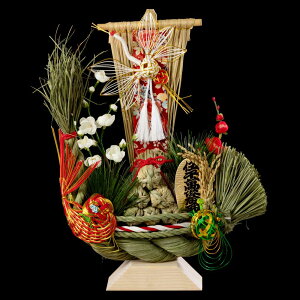 @A@|Y@Dij@V싛̐@J^F@N鏵@ĥ錺֒u@{@Japanese New Year decoration made of straw