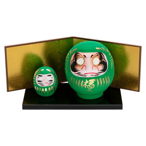 肾܁@NF̗΂܃Zbg@2{0.3܁@Qnwӂ邳Ɠ`H|i@Takasaki daruma Good health Gunmaken traditional craft