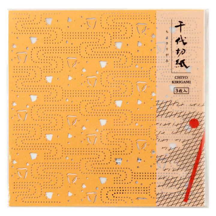 楽天市場】千代切紙 千鳥 (BFCK-017) レーザー加工による切り絵のよう  