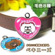 ペキニーズ 迷子札 笑い犬 グッズ 雑貨 オーダーメイド ネームタグ ネームプレート おしゃれ 名札 プレゼ…