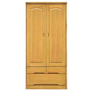 ワードローブ クローゼット タンス 北欧 木製 おしゃれ 幅90cm 服吊 衣類収納 収納家具 洋服ダンス 整理ダンス 引出し 【 開梱設置付き 】 韓国インテリア