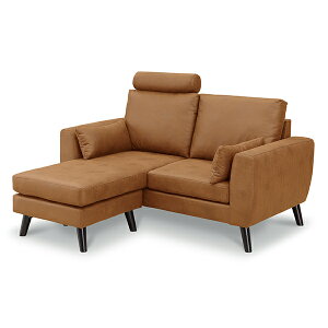 【10%OFFクーポン!】カウチソファ カウチソファー 2Pソファ 2Pソファー 2人用 2人掛け 2人がけ リビングインテリア レザーファブリック 幅160cm 160cm幅 脚付き 大川 韓国インテリア