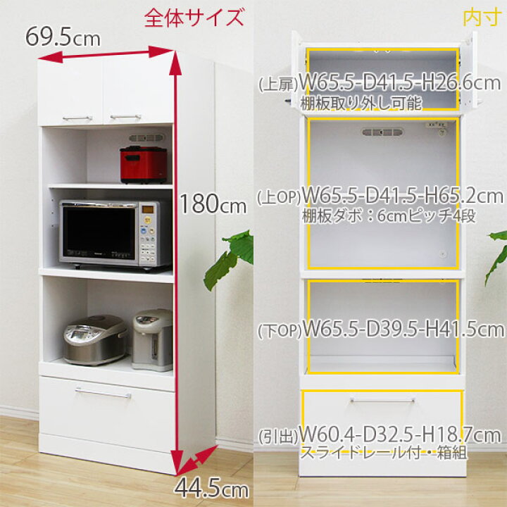 楽天市場】【6%OFFクーポン！】レンジボード レンジ台 トリプル 