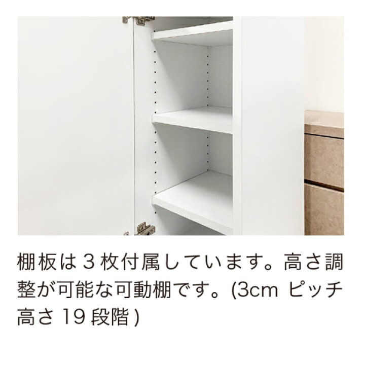 楽天市場】【マラソン全品ポイント5倍】隙間収納 キッチン扉 2面 