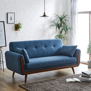 【10%オフクーポン!】ソファー ソファ 3Pソファ 3人掛け 幅179cm 3人用 Sバネ ウレタンフォーム ウェービングベルト ファブリック 脚付き クッション付き 韓国インテリア