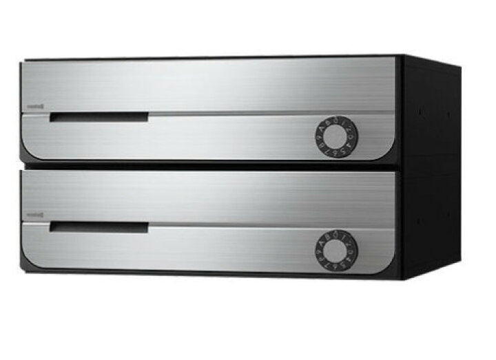 楽天市場】ナスタ Nasta KS-MB3202PU-3 3戸用 ポスト W360×H300 前入前 