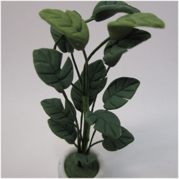 ドールハウス小物　観葉植物2　フラワーアレンジのミニチュア模型 | 模型人形植栽電飾のわき役黒ちゃん