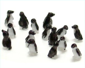 1／87情景アクセサリー　ペンギン素材F（小型1）【YSK】【鉄道模型】【カラーレジン製】【ネコポス可】