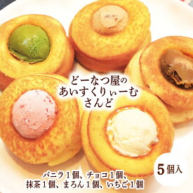【ドーナツ進呈】 アイスクリーム お中元 プレゼント 苺 抹茶 チョコ バニラ ドーナツ 詰め合わせ こだわり 濃厚ミルク 和三盆糖 冷凍スイーツ グルメ ギフト スイーツ 御返し バースデー ご自宅用 御祝 内祝 バラエティー 5個