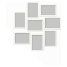 IKEA　イケア ヴェクスボーコラージュフレーム 写真8枚用, ホワイト, 13x18 cm
