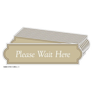 sF10ZbgttAJ[ybgp tATC tAV[ OWA[C[W Please wait here(ł҂)`^CvFW28.6×H7.6cmV[ TC J[ybg