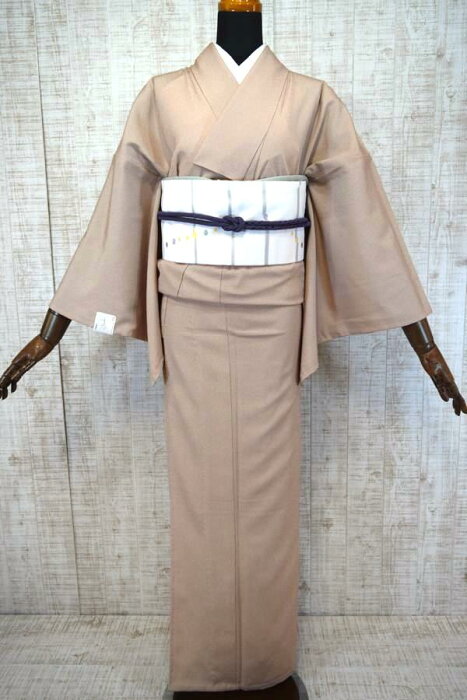 単衣・着物単品】【東レ・シルック】仕立て上がり洗える着物（小紋 
