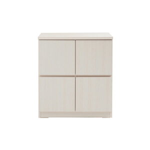 リビングボード キャビネット コンソール スクエアキャビネット 幅70cm 高さ80cm 板扉タイプ 日本製 完成品 TE-0084/TE-0091