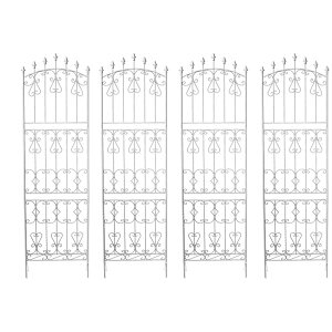 フェンス アイアンローズフェンス220 ハイタイプ 幅62×高さ220cm 4枚組 スチール製 RS013H-4P