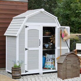 楽天市場 ギャンブレル ルーフ 木製収納庫の通販