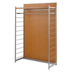 日本製 間仕切りパーテーション ハンガータイプ 両面ボードタイプ 幅120cm 棚板耐荷重20kg NJ-0656/NJ-0657/NJ-0658-NS