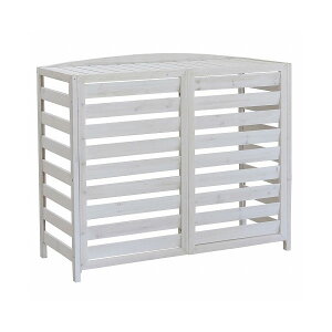 室外機カバー 逆ルーバー 幅108cm AIRNA エアナ 天然素材 天板あり AC-L1080