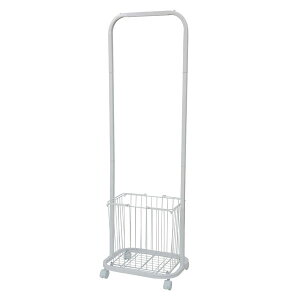 ��e�ʃo�X�P�b�g �����h���[�n���K�[���b�N ��43.5cm �L���X�^�[�t �X�`�[�����t���[�� SYM-705WH-SH