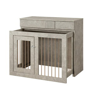 すむぺっとスライド 大理石調ドッグゲージ 幅90cm JOLI 奥行40cm 韓国インテリア FY-0161-NS