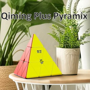 ���K�̔��X ���S�̕ۏؕt�� Qiming Plus Pyraminx �s���~���N�X �r�b�N�T�C�Y 27.5cm ���΂Ȃ�