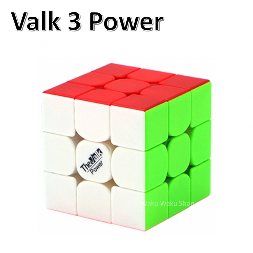 安心の保証付き 正規販売店 QiYi Valk3 Power ステッカーレス stickerless おすすめ ルービックキューブ 3x3x3 くらしを楽しむアイテム 9周年記念イベントが なめらか