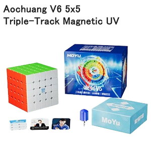 ���S�̕ۏؕt�� ���K�i Aochuang V6 5x5 Triple-Track Magnetic UV ���� �{�[���R�A ���� 5x5x5�L���[�u�i�g���v���g���b�N UV�j ���̃p�Y��