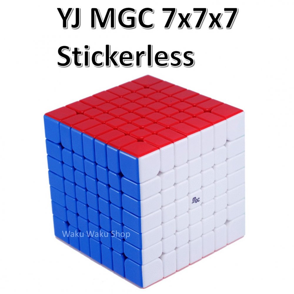 【高品質】 YJ MGC 7x7x7キューブ 磁石搭載 ステッカーレス ルービックキューブ おすすめ なめらか