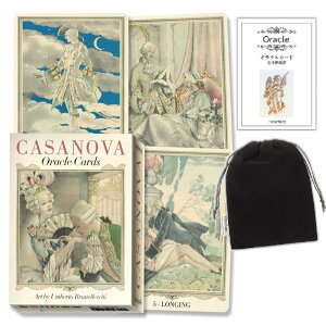 �y�I���N���J�[�h�z �J�T�m�o �I���N���J�[�h�i��l�����j Casanova Oracle Cards ���{��I���N����{������&�|�[�`�t ���K�i �肢