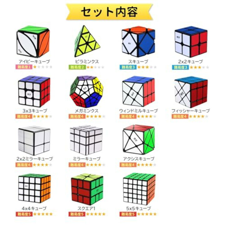 楽天市場】マジックキューブ 14点セット マジックキューブセット 