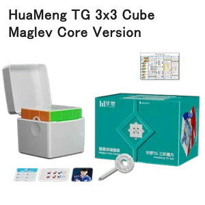 ���{��U���@�t�� ���S�̕ۏؕt�� ���K�i HuaMeng TG 3x3 Cube Maglev Core Version �i�}�O���u �{�[���R�A���ځj 3x3x3�L���[�u ���̃p�Y�� �X�e�b�J�[���X