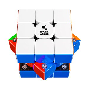 GAN Swift Block 3x3 Super Maglev �y�|�[�`�t��/���K�i�z���Γ��� 3x3�L���[�u �X�e�b�J�[���X ���Z�p ���̃p�Y��