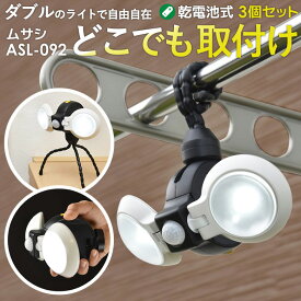 楽天市場 どこでもセンサーライト ダブルの通販