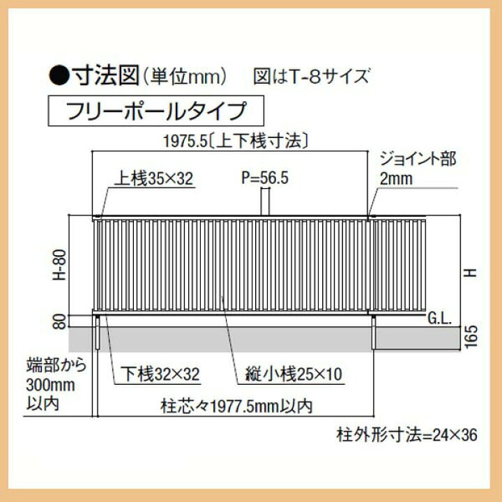 楽天市場】【補修 フェンス】プレスタフェンス4型（本体のみ）高さ 