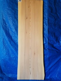天然杉 一枚板 天板 無垢材 厚3.6cm×巾52.5～67cm×長188cm カウンターテーブル板 書斎机 陳列棚 会議室 DIY 送料無料