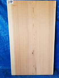 天然杉 一枚板 天板 無垢材 厚3.0cm×巾63～61.5cm×長104.5cm カウンターテーブル板 書斎机 陳列棚 会議室 DIY 送料無料