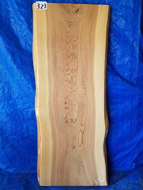 天然杉 一枚板 天板 無垢材 　厚4.4×巾48×長130 カウンターテーブル板 書斎机 陳列棚 会議室 DIY 送料無料