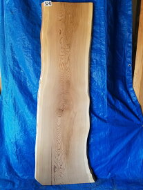 ネズコ 一枚板 天板 無垢材 　厚4.0～4.5×巾49～66×長203　カウンターテーブル板 書斎机 陳列棚 会議室 DIY 送料無料